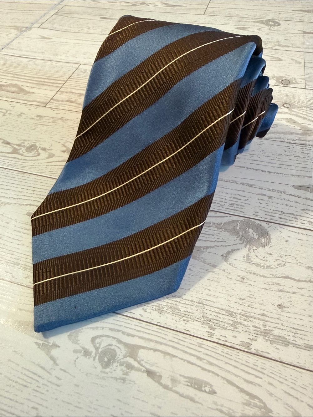 Kiton Napoli‎ 100% Silk Striped Men's Tie, Made in Italy